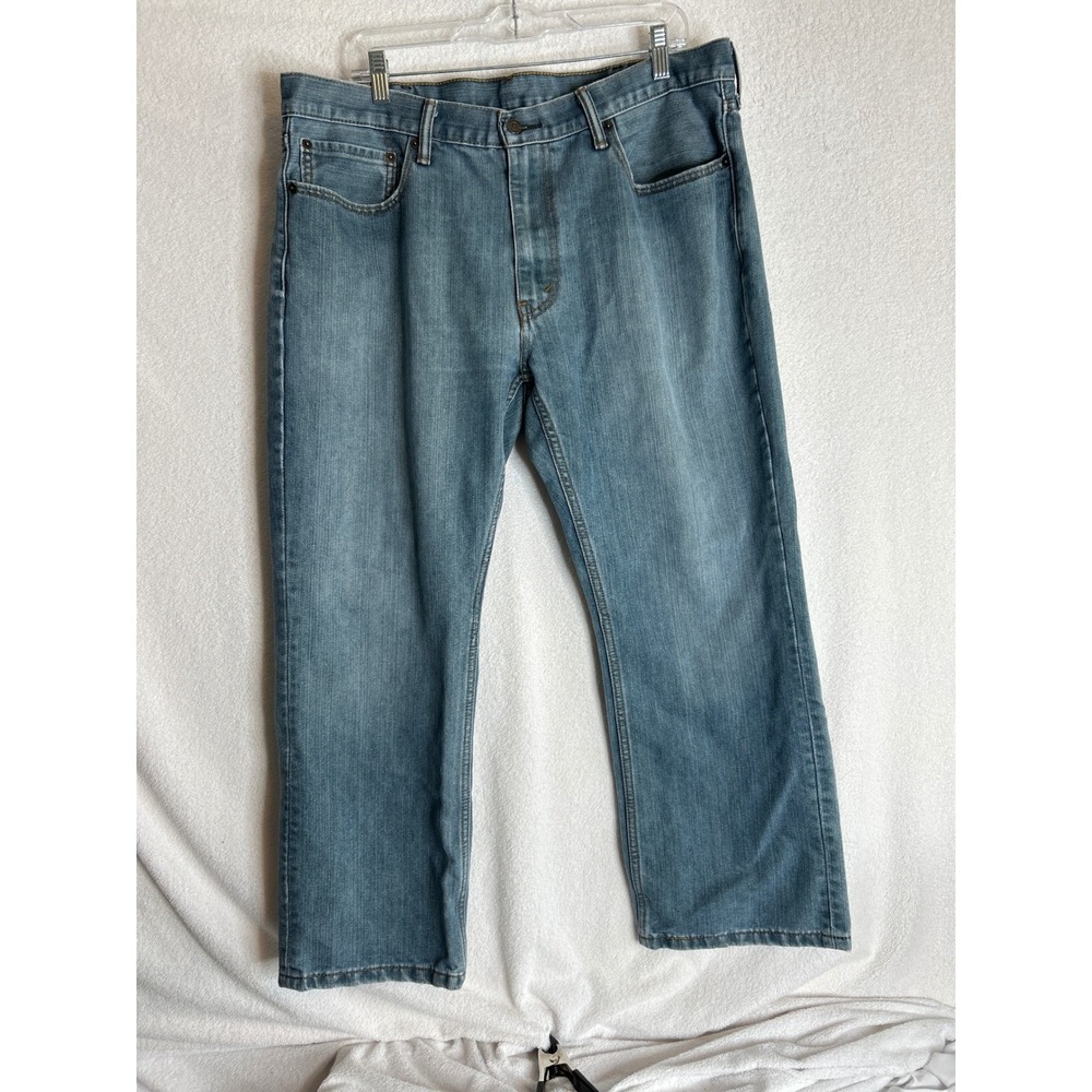 Levis 559 Relaxed Straight Jeans Mens 38x30 Blue Denim Medium Wash 00559-0733